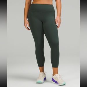 Lululemon Fast and Free high-rise legging 25” size 6 smoke spruce